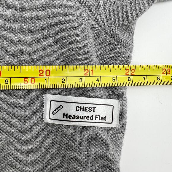 J.Crew Men's Classic Piqué Polo Shirt Vintage 80s Gray - Picture 5 of 6